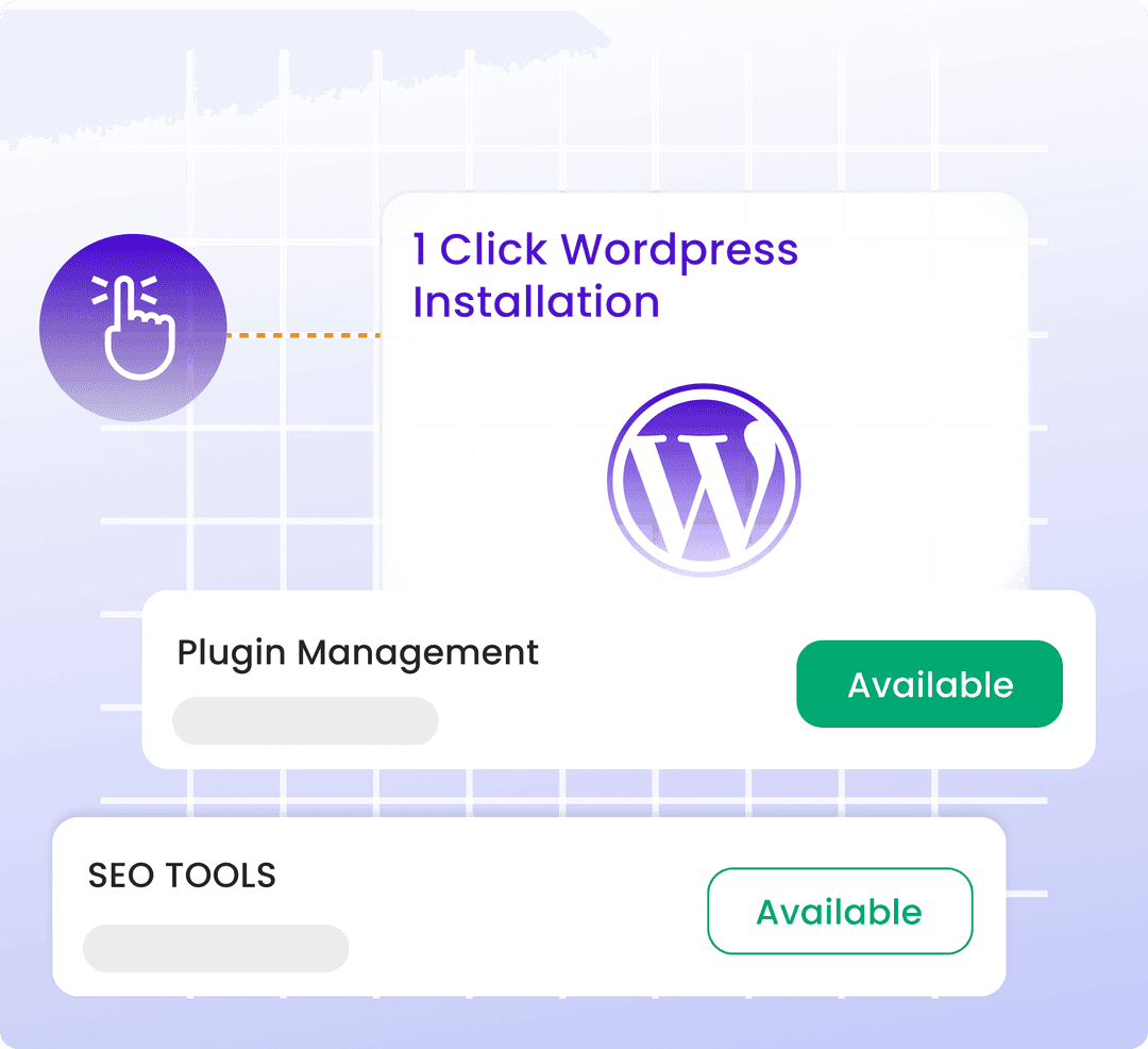 Facilitate swift and hassle-free WordPress website setup through a user-friendly one-click installation process. Say goodbye to manual configurations as you effortlessly launch your website with this convenient solution.