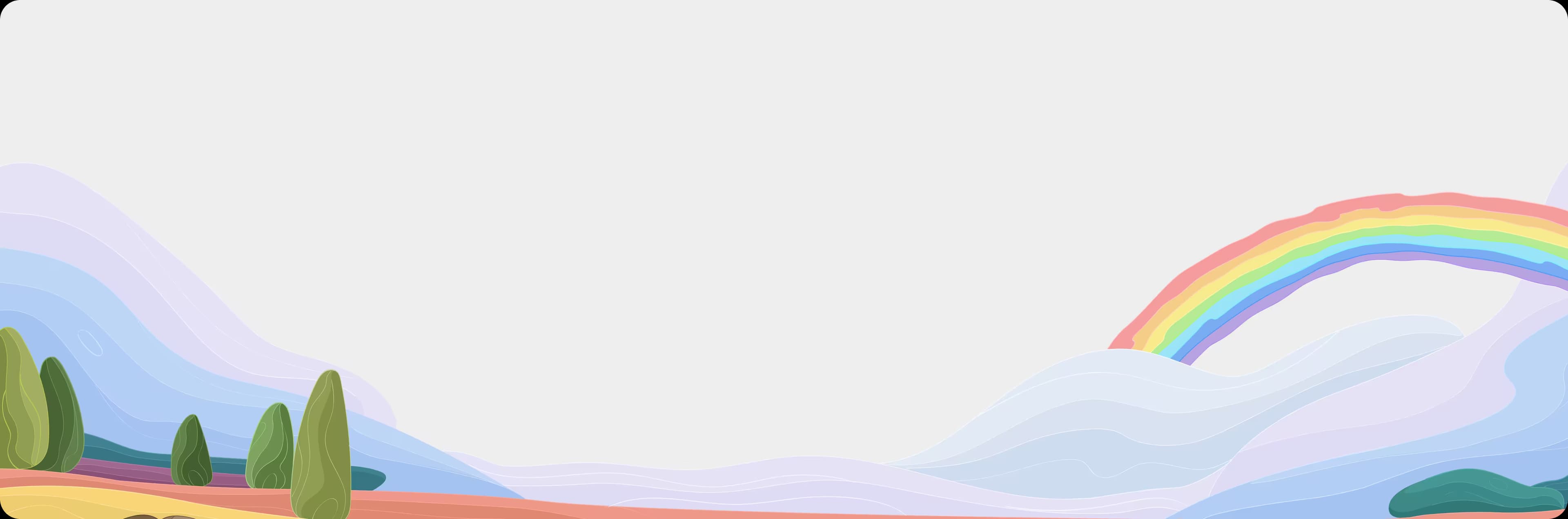 Zoho landscape vector graphic overview background layout