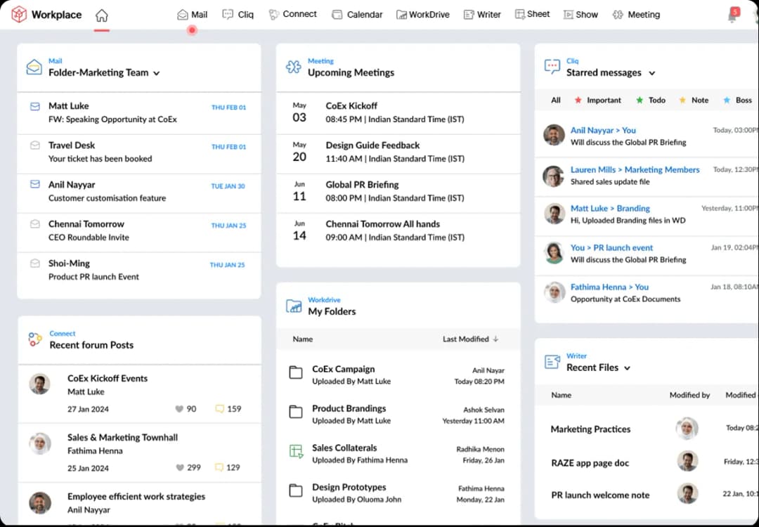Zoho Workplace