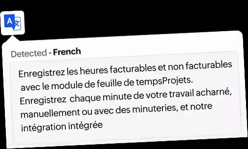 Detected French