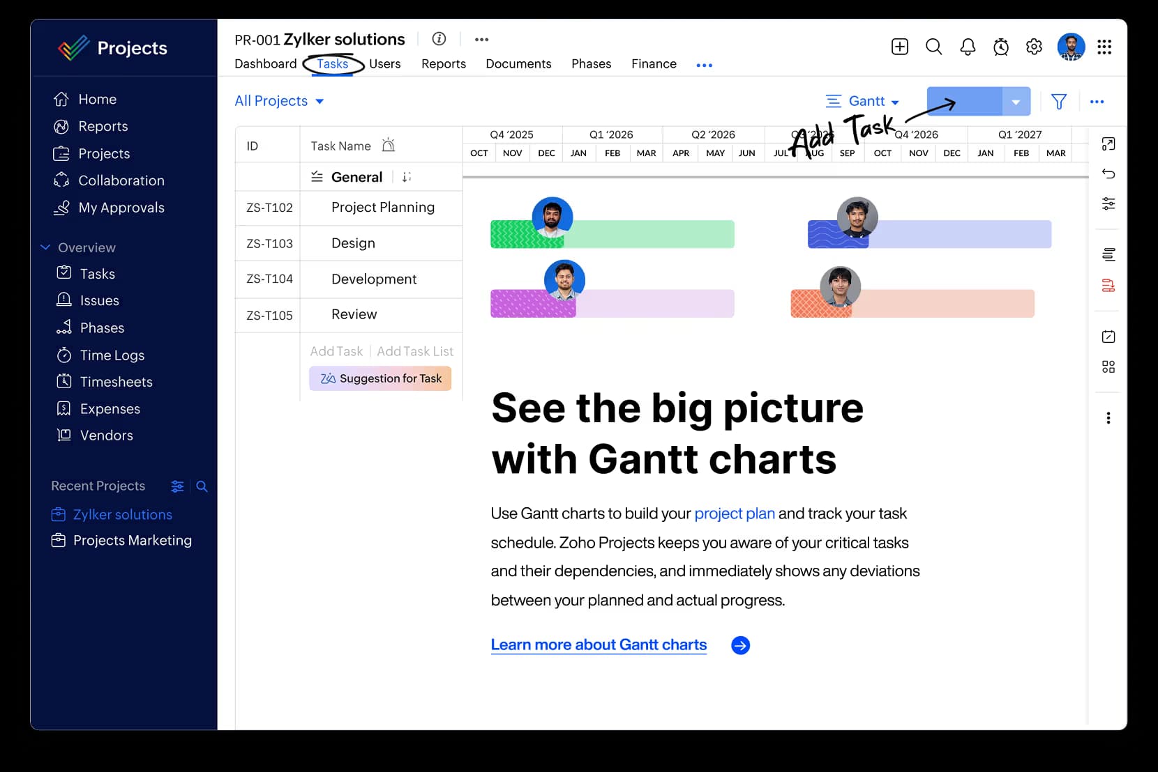 Main Dashboard Interface