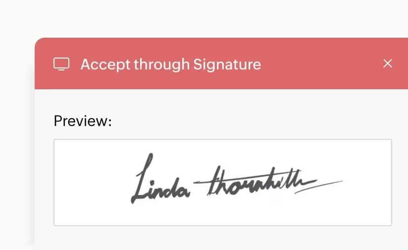  Electronic Signature