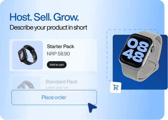 Ecommerce store product layout preview