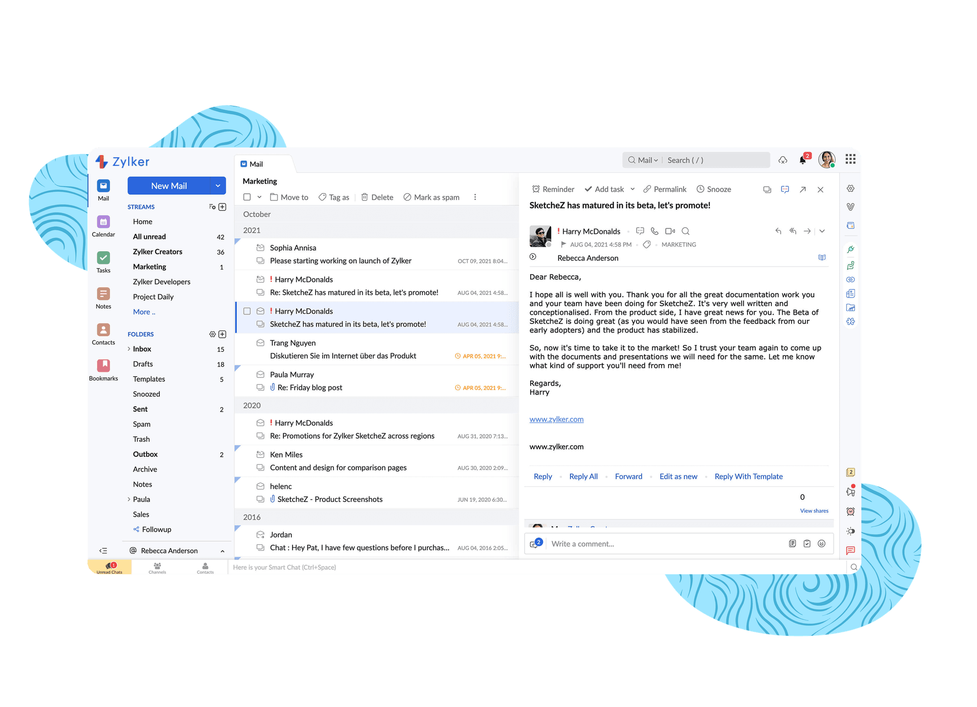 Boost Productivity with Zoho Mail Hosting