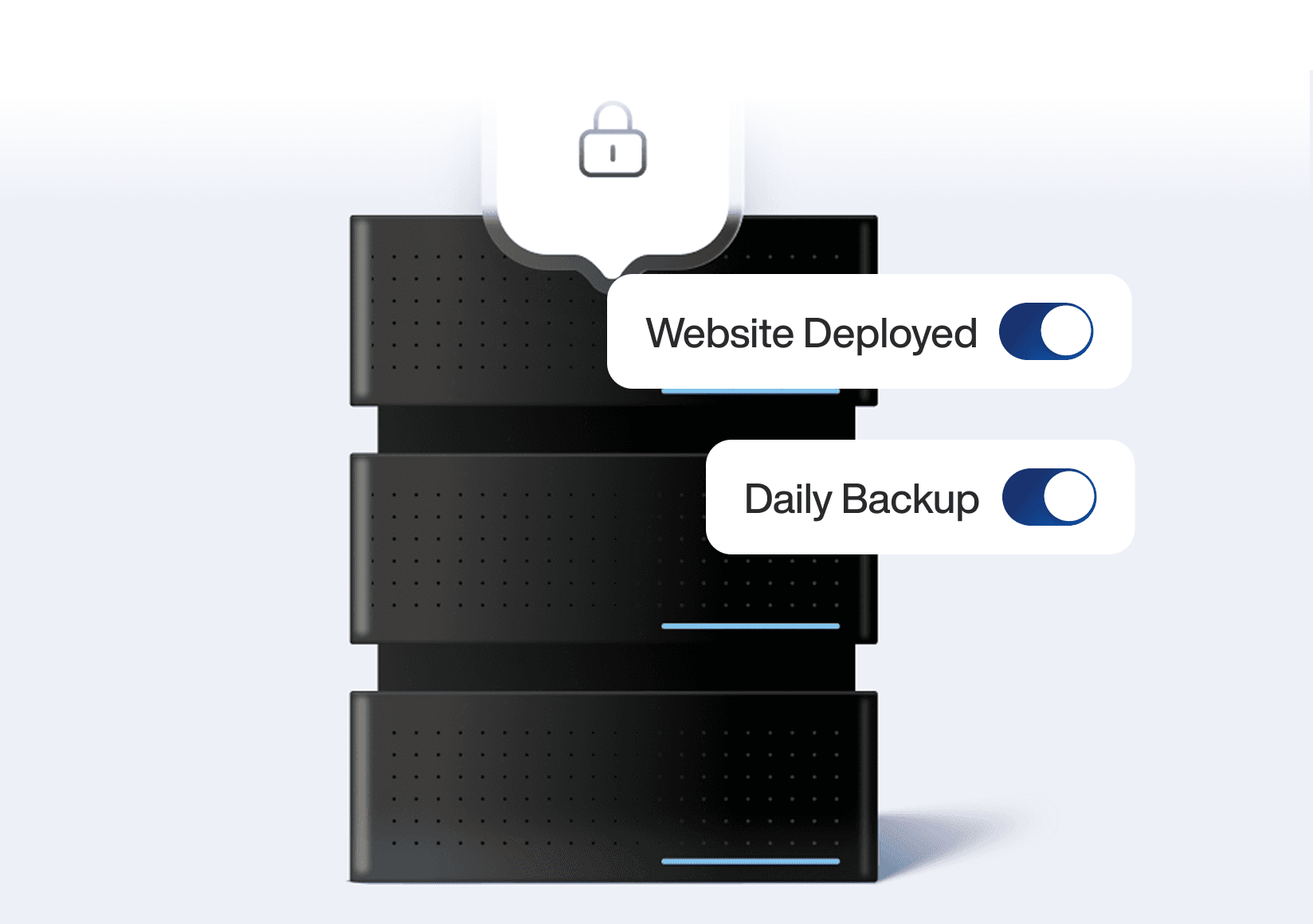 Automated instant server deployment and activation interface Automated instant server deployment and activation interface