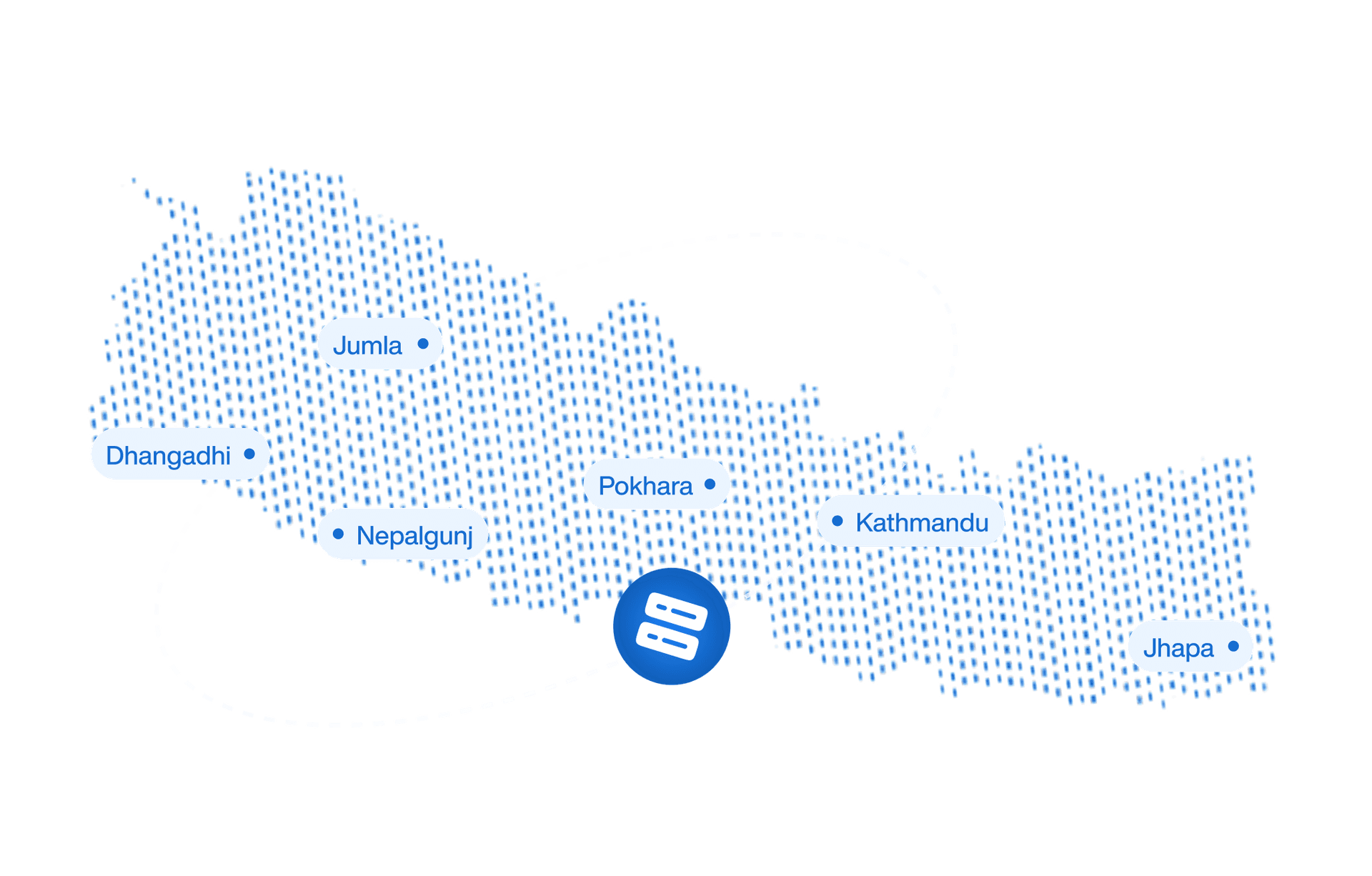 Map of Nepal