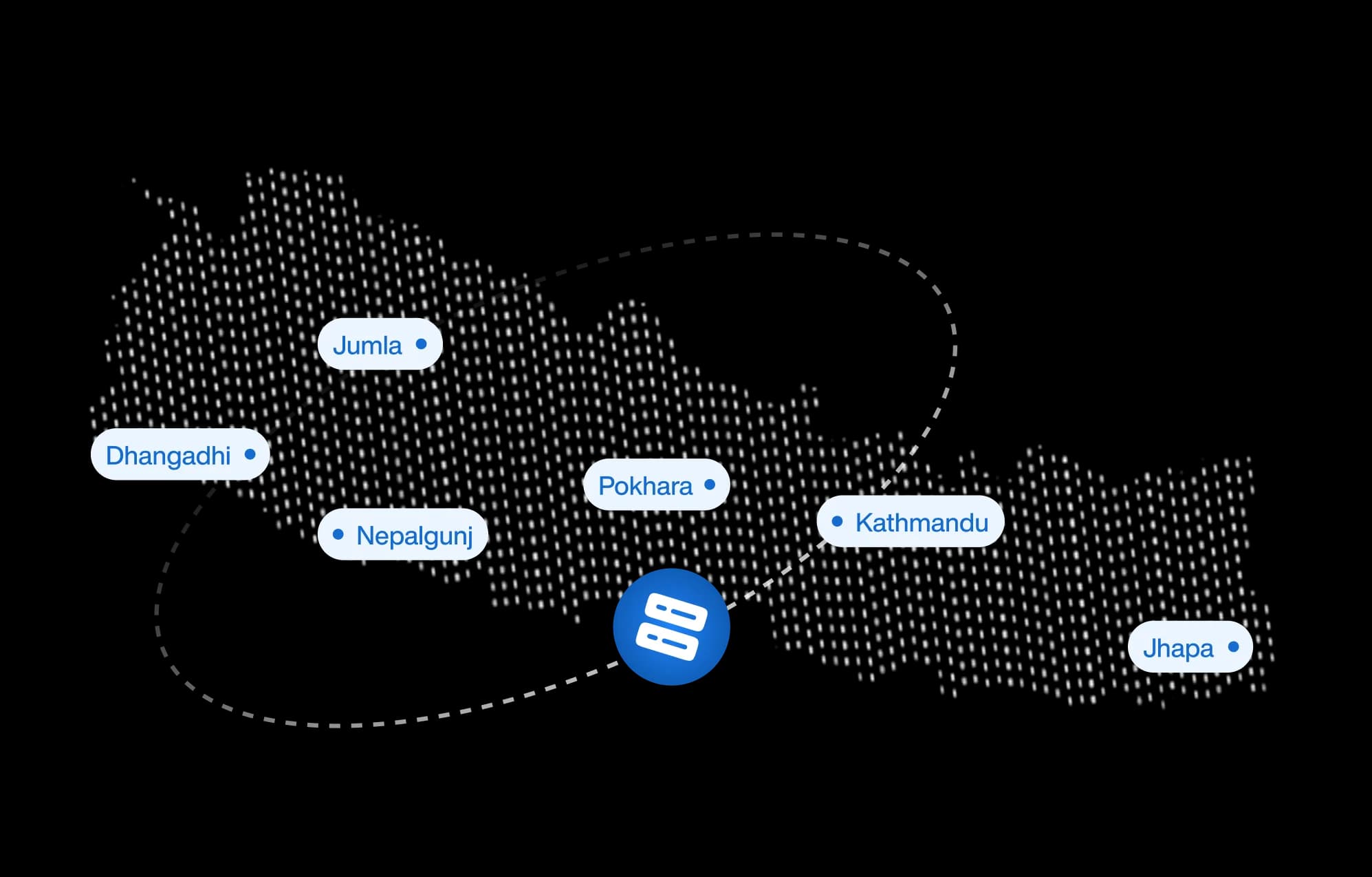 Nest Nepal data center infrastructure with high-performance servers