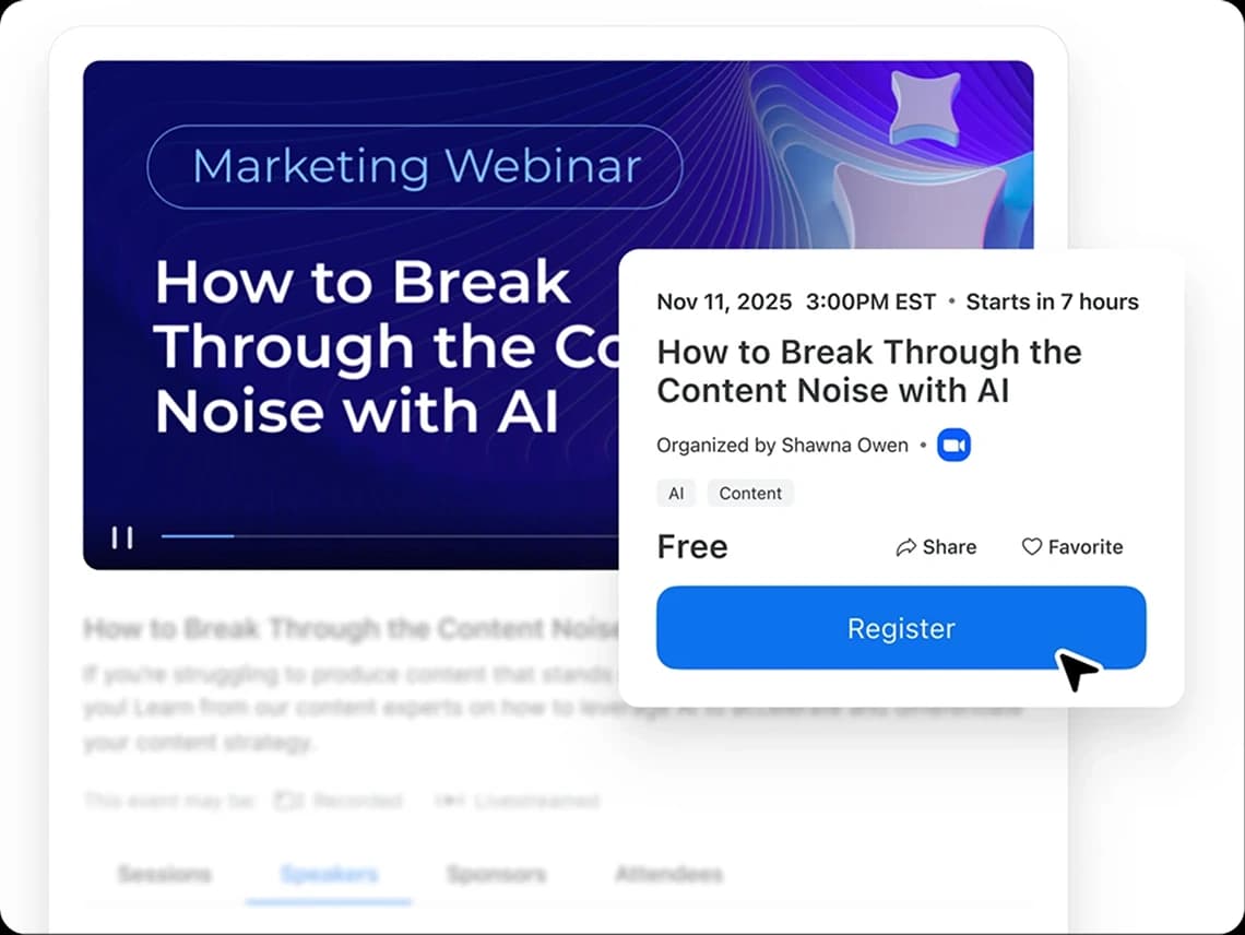  Zoom Events & Webinars