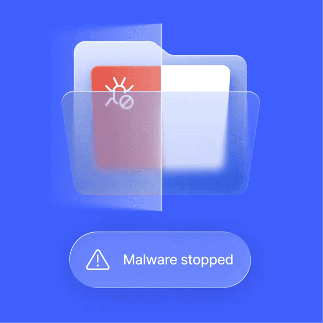 Malware protection folder graphic