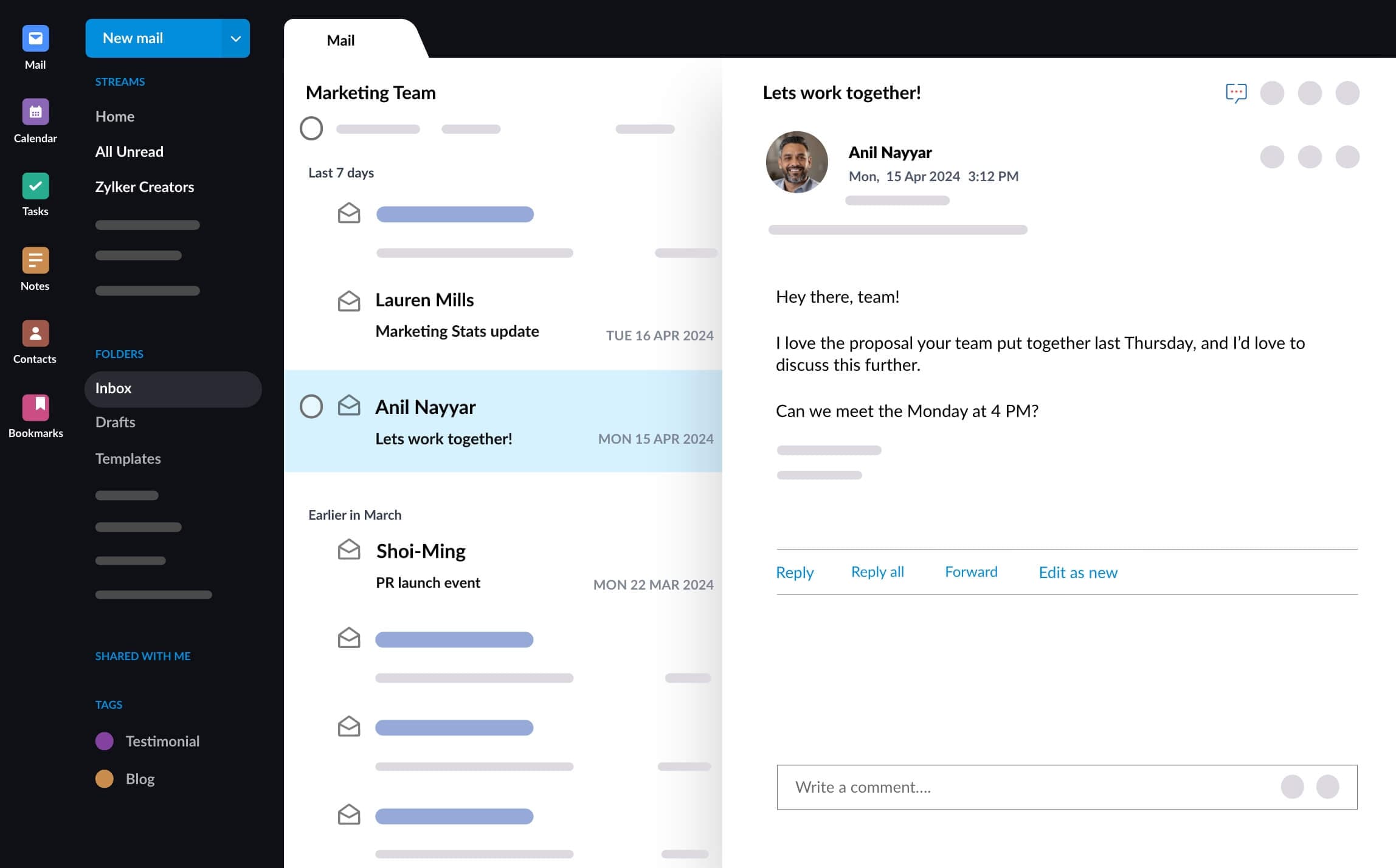Mail — Zoho Workplace
