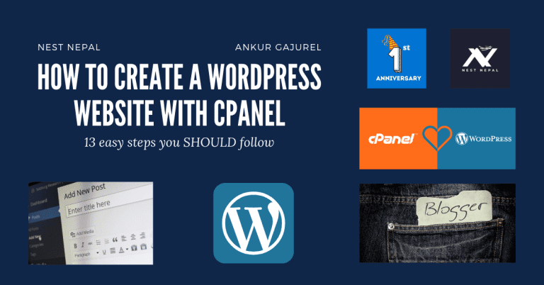 Create wordpress website with cpanel