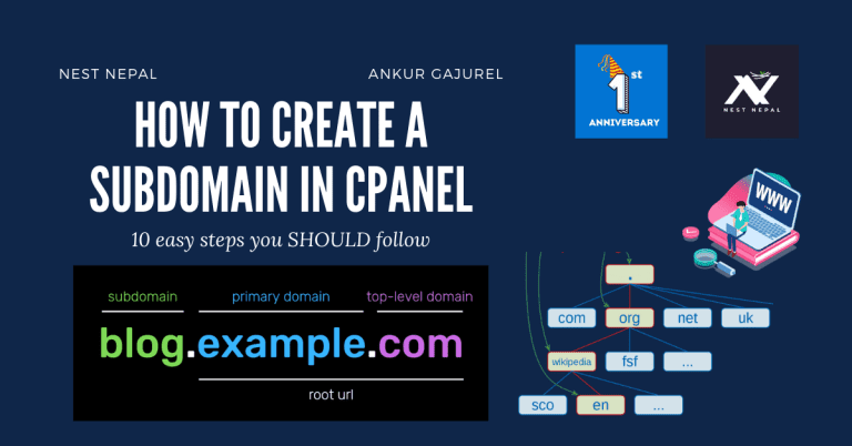 create a subdomain in cpanel