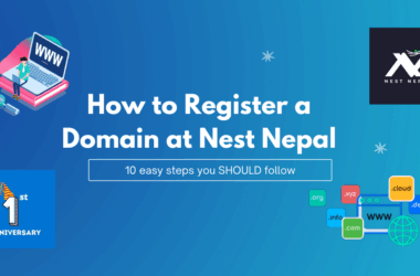 Register a domain at nest nepal