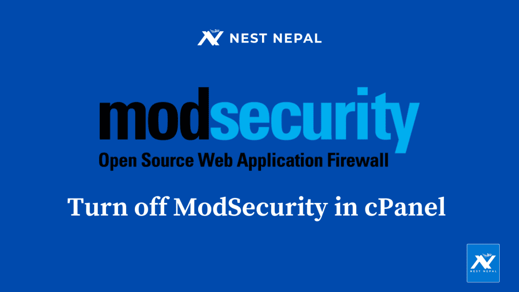 When Mod Security should be turned off  in your cPanel Web Hosting ?