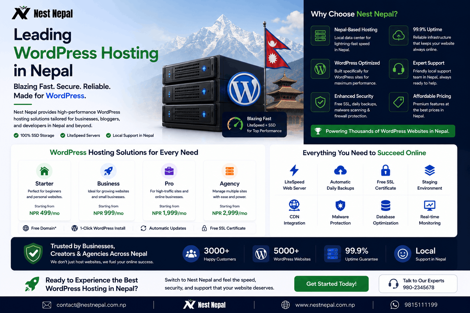 WordPress Hosting in Nepal