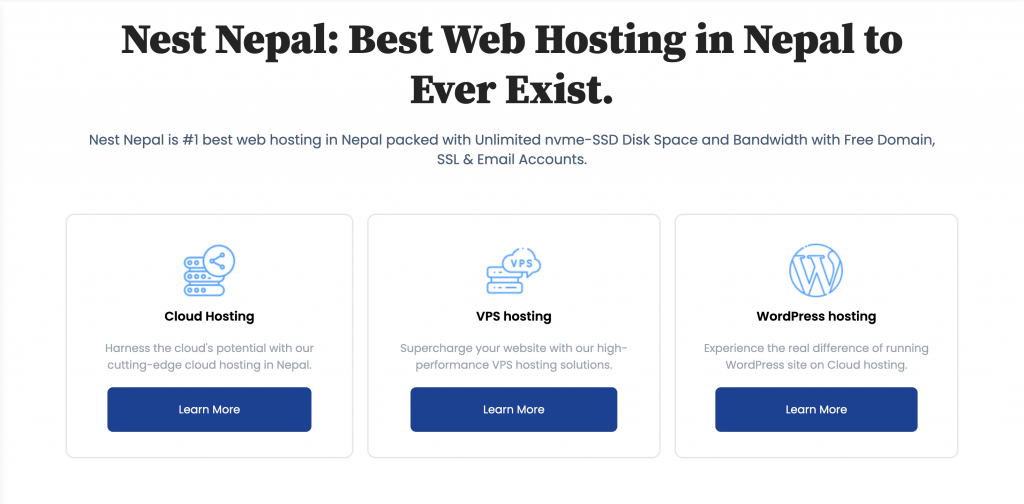 hosting, hosting in Nepal, web hosting