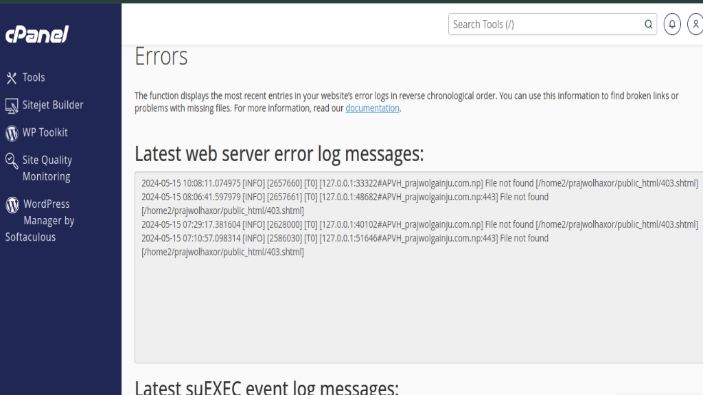 Mastering cPanel Error Logs A StepbyStep Guide