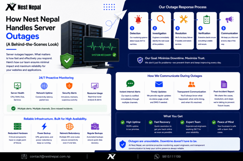How Nest Nepal Handles Server Outages (A Behind-the-Scenes Look)