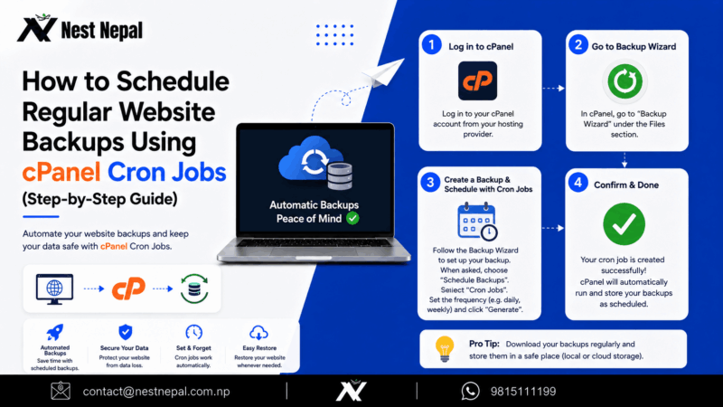 How to Schedule Regular Website Backups Using cPanel Cron Jobs