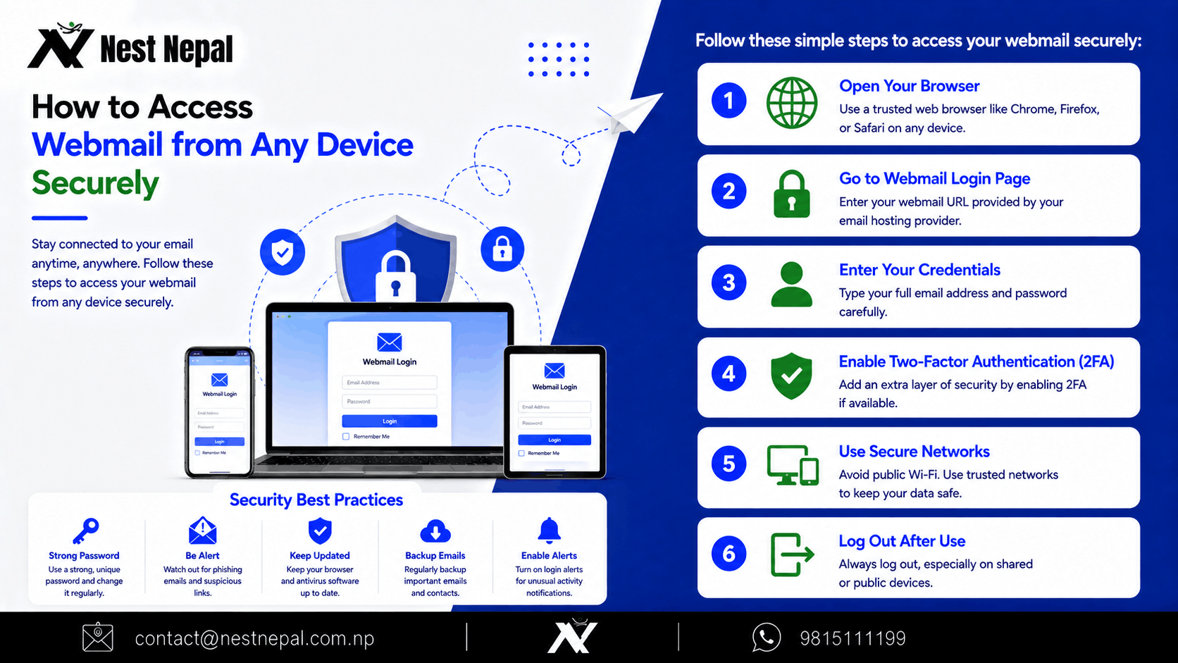 Web Email Access Access Web-based Email from Any Device Securely in 4 Easy Steps