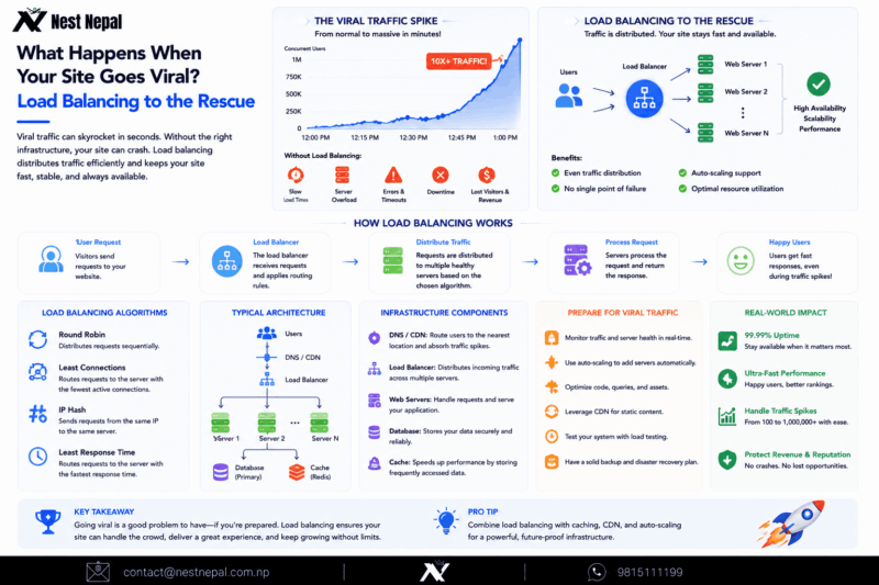What Happens When Your Site Goes Viral? Load Balancing to the Rescue