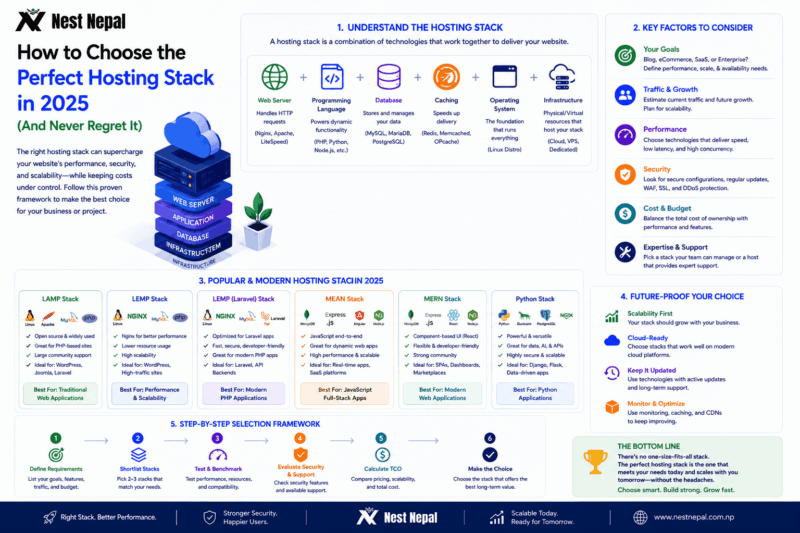 How to Choose the Perfect Hosting Stack in 2025 (And Never Regret It)