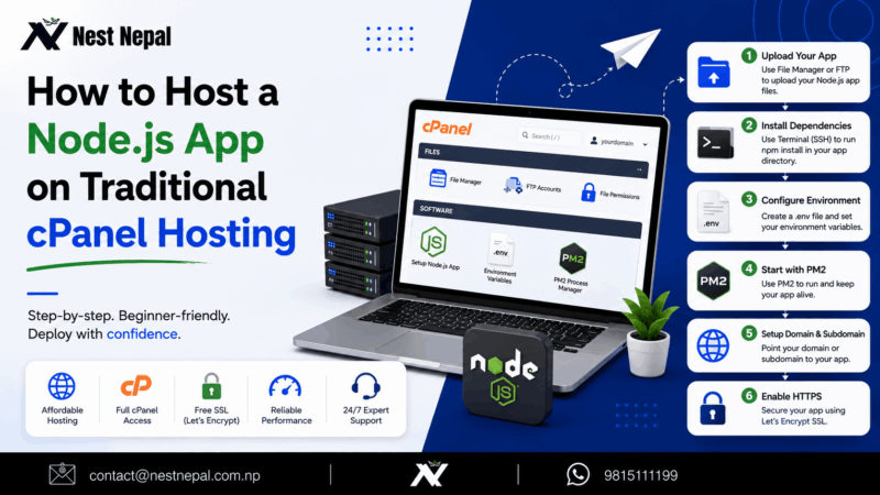 How to Host a Node.js App on Traditional cPanel Hosting