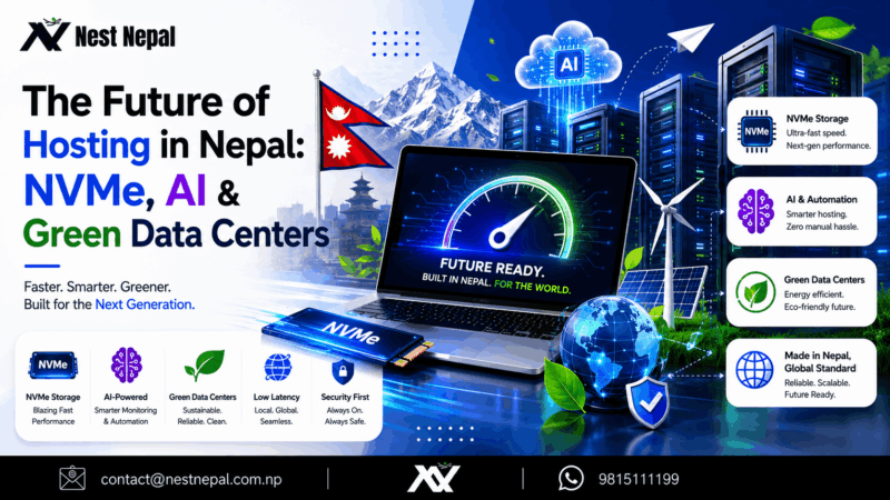 The Future of Hosting in Nepal: NVMe, AI & Green Data Centers