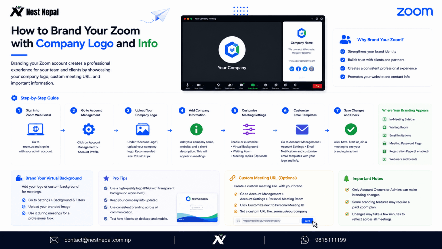 Branding Zoom: 5 Powerful Ways to Customize with Company Logos